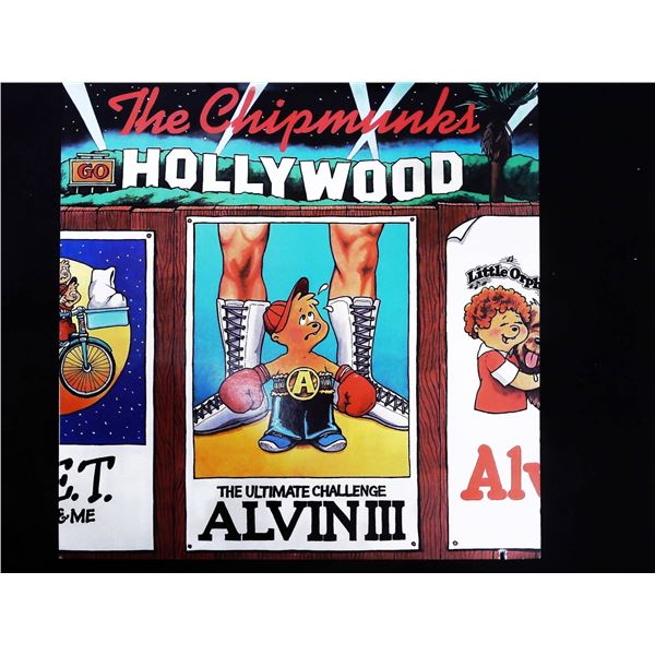 The Chipmunks Go Hollywood 1982 RCA Vinyl LP Record Album AFL1-4376