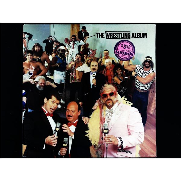 WWF The Wrestling Album 1985 Vinyl LP Record Epic Records