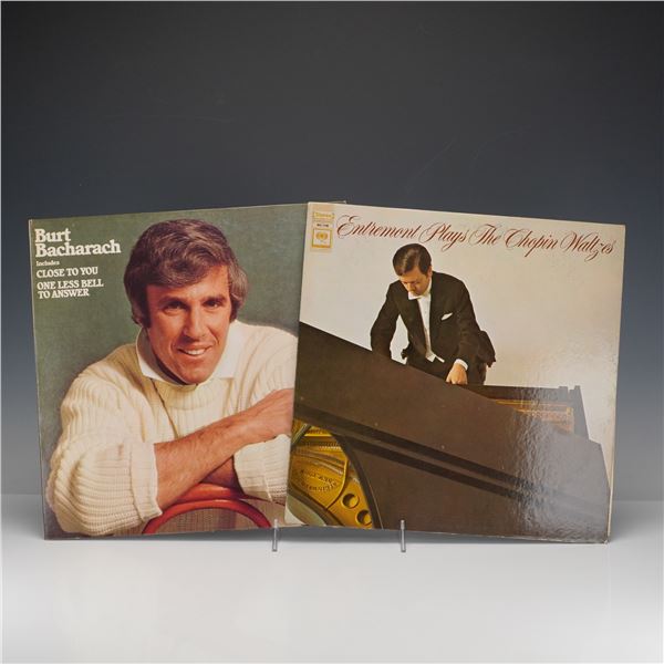 2pc Burt Bacharach and Entremont Plays Chopin Waltzes Vinyl Records
