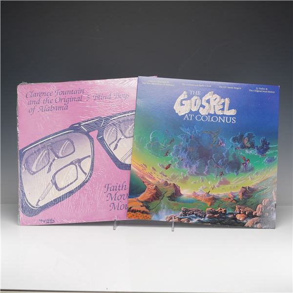 2pc Gospel Vinyl Records, Faith Moves Mountains & The Gospel at Colonus