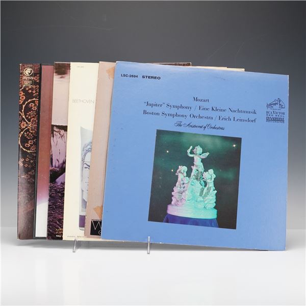 6pc Classical Vinyl Record Set, Bach, Beverly Sills, Julian Bream & More