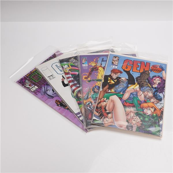5 Issues of Image Comics' Gen 13 Comic Books