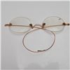 Image 1 : Peacock Rimless Gold-Filled Bifocal Eyeglasses