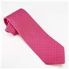 Image 1 : Hermes Paris Necktie, Pink Geometric Silk