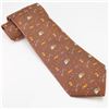 Image 1 : Hermes Paris Silk Tie Dog Patterned