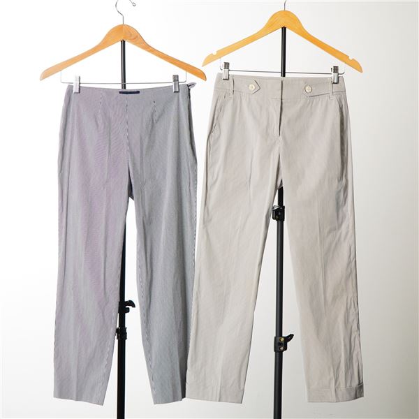 2pc Piazza Sempione Women's Striped Trousers