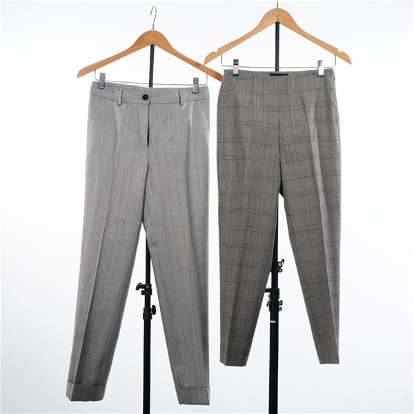 2pc Women's Designer Trousers, Yves Saint Laurent and Piazza Sempione