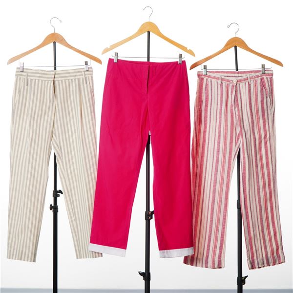 3pc Designer Trousers by Jil Sander, Massimo Alba, and Maison Kitsune