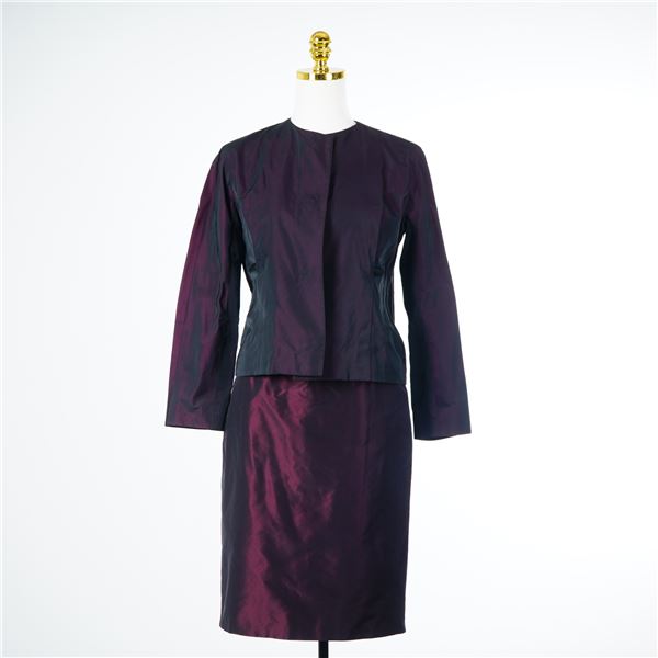 2pc Ensemble of Jil Sander Shirt and a Rickie Freeman for Teri Jon Skirt