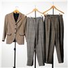 Image 1 : 3pc Designer Plaid Wool Garments Including Ralph Lauren Collection and OGGI