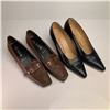 Image 1 : Two Pairs Shoes including Prada and Silvia Fiorentina Leather Pumps