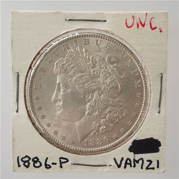 1886-P Morgan Silver Dollar