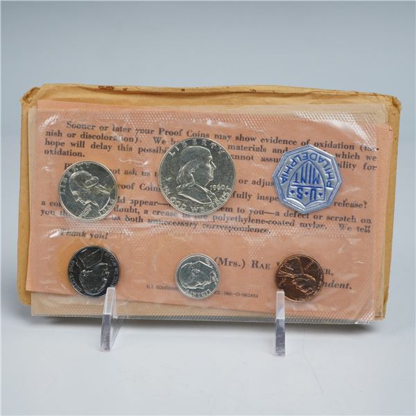 1960-P Proof  Set of 5 Coins and a Token