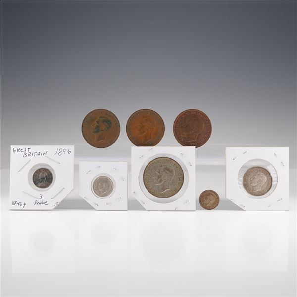 8pc 1896 to 1941 British Coins