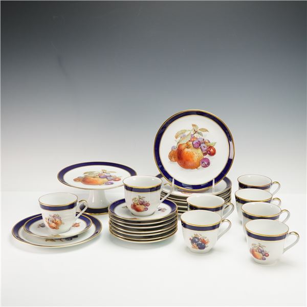 25pc Schumann Arzberg Porcelain Coffee Service for 8, Bountiful