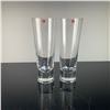 Image 1 : Two Iittala Crystal Aarne Highball Glasses
