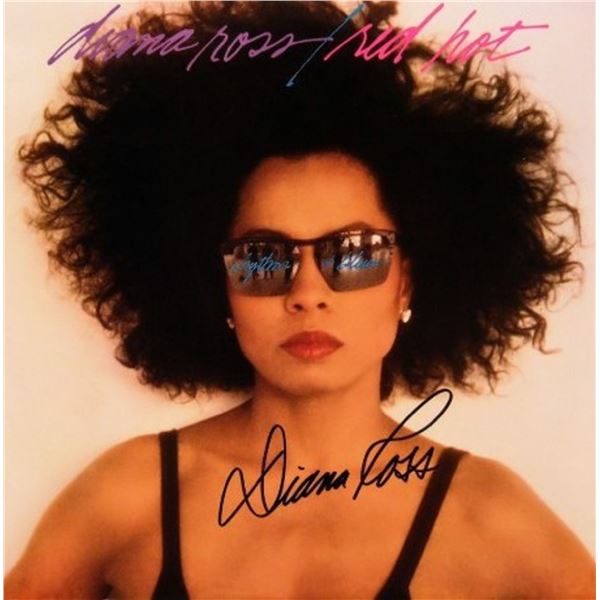Diana Ross signed Red hot album