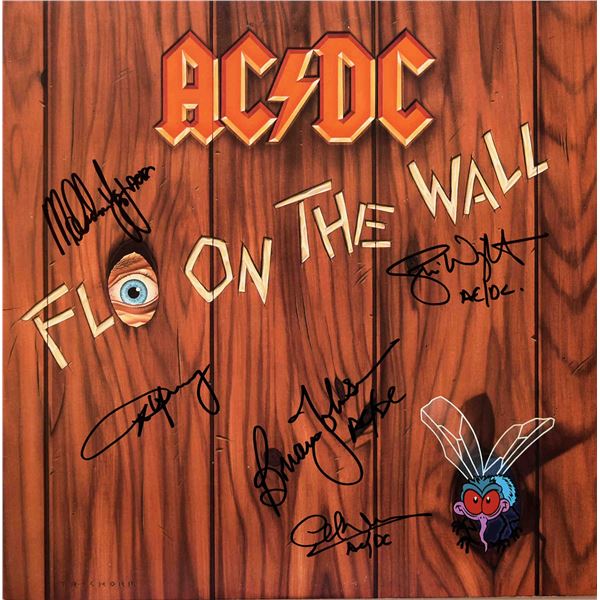 AC/DC signed Fly On The Wall album