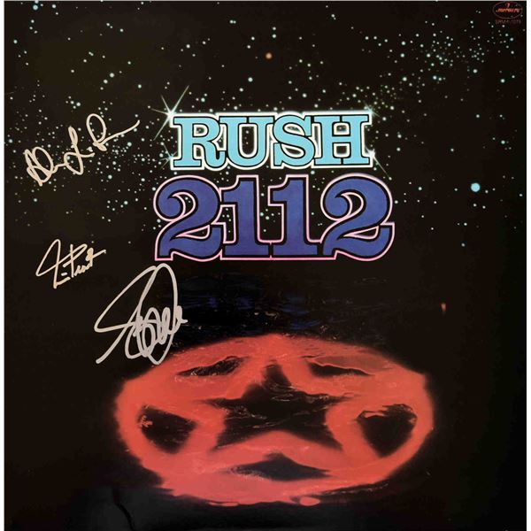 Rush signed 2112 album
