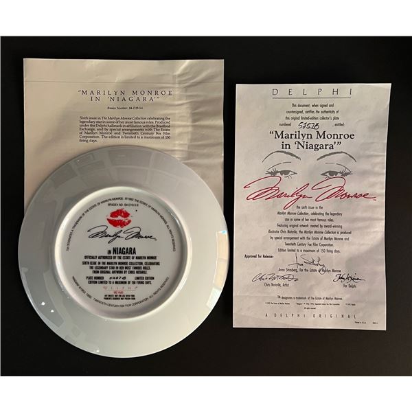 1990 Delphi limited edition Marilyn Monroe Collectable Dish