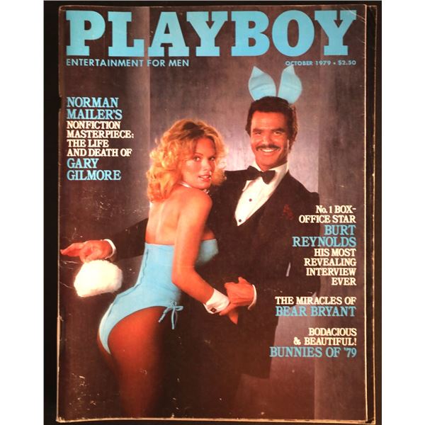Playboy Magazine October 1979 Burt Reynolds Cover