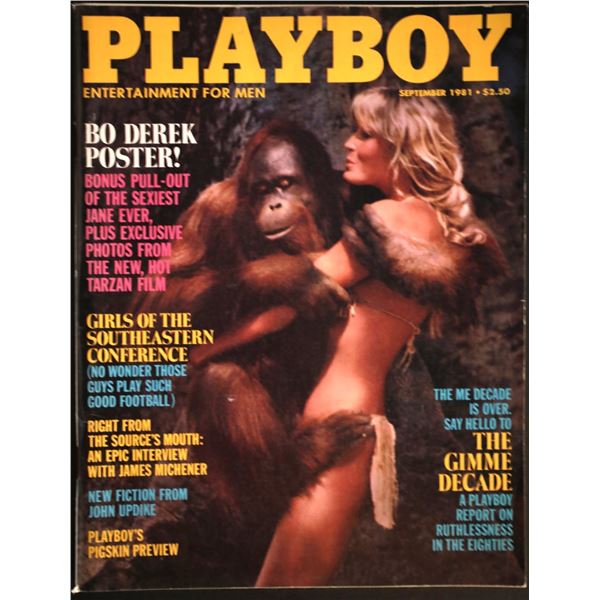Playboy Magazine September 1981 Bo Derek Cover