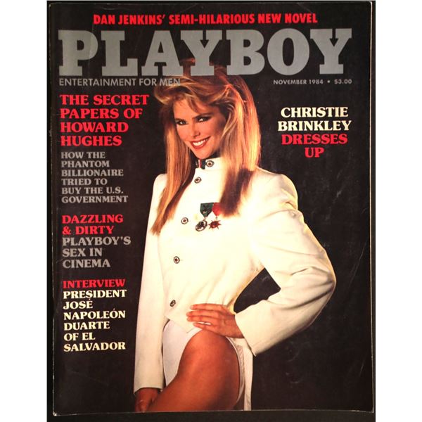 Playboy Magazine November 1984 Christie Brinkley Cover