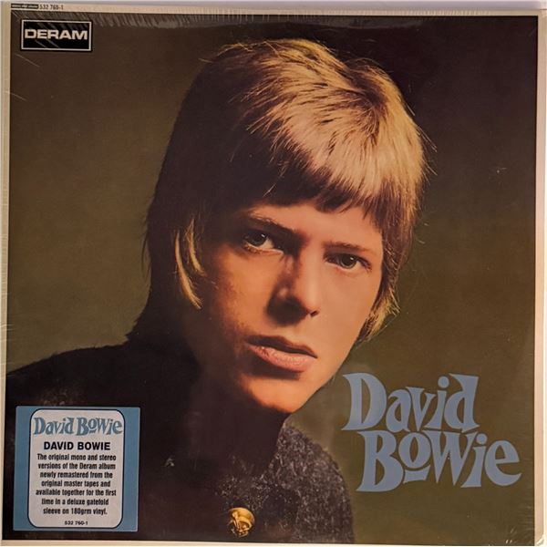 David Bowie Self Titled mono and stereo unopened album pressing