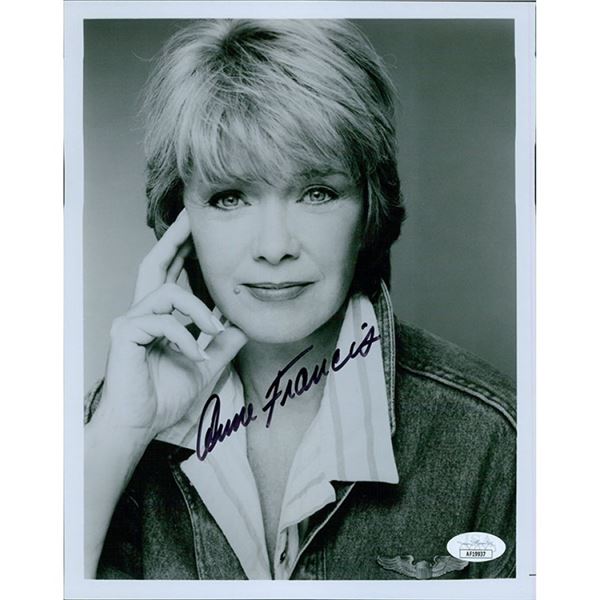 Forbidden Planet Anne Francis signed photo. JSA Authenticated