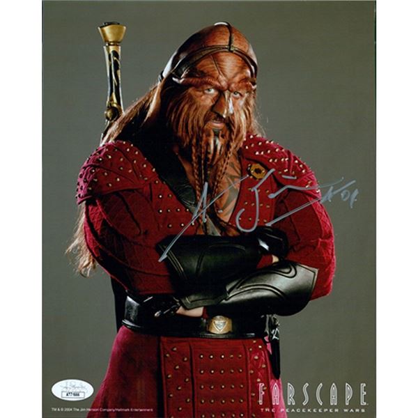 Farscape Anthony Simcoe signed photo. JSA Authenticated