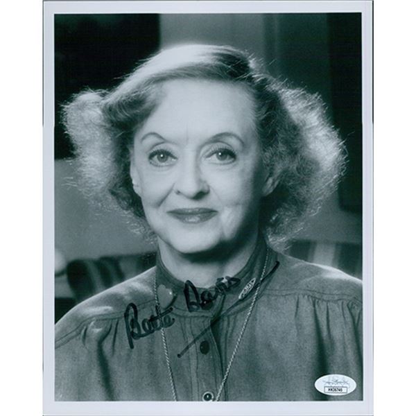 All About Eve Bette Davis signed photo. JSA Authenticated