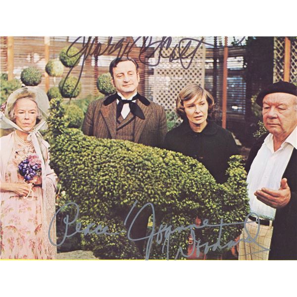 George C. Scott and Joanne Woodward signed photo. GFA Authenticated