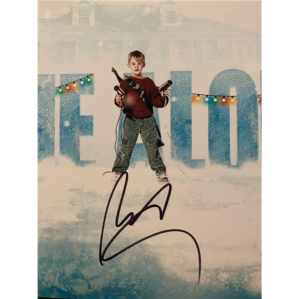 Home Alone Macaulay Culkin signed photo