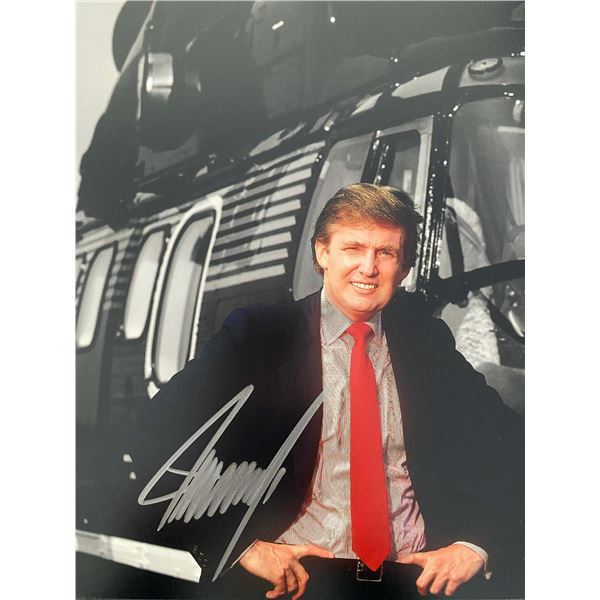 Donald Trump signed photo
