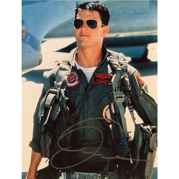 Top Gun Maverick Tom Cruise signed movie photo
