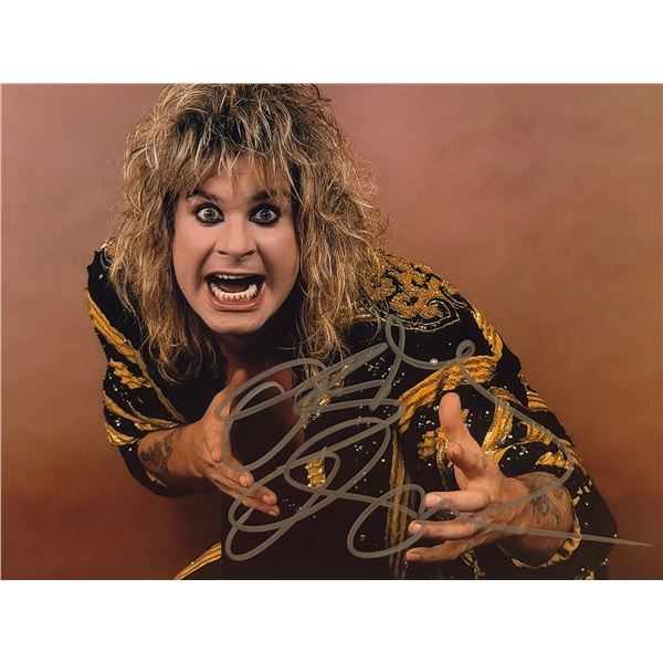 Ozzy Osbourne signed photo
