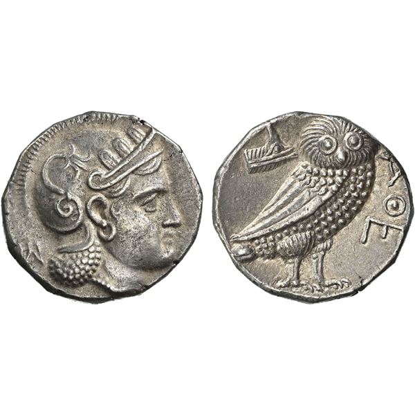 BACTRIA: Anonymous, AR tetradrachm (16.78g), ca. 295/3-285/3 BC, NGC Choice XF