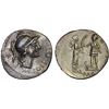 Image 1 : ROMAN REPUBLIC: Gnaeus Pompeius Magnus (Pompey the Younger), AR denarius, Cordoba, 46-45 BC, Choice 