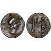 Image 1 : ROMAN REPUBLIC: Gnaeus Pompeius Magnus (Pompey the Younger), AR denarius (3.98g), Cordoba, 46-45 BC,