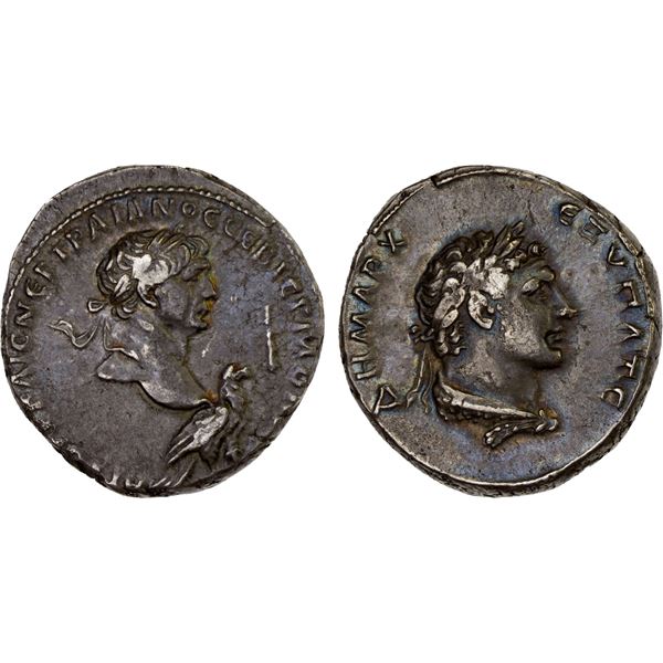ROMAN PROVINCIAL, SYRIA: Antioch, Trajan, 98-117 AD, AR tetradrachm (14.86g), 103-111 AD, XF