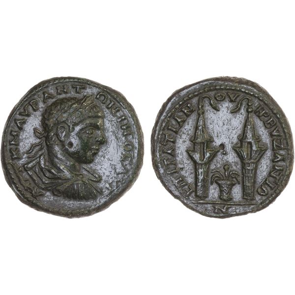 ROMAN PROVINCIAL, THRACE: Byzantion, Elagabalus, 218-222 AD, AE30 (17.79g), VF-XF
