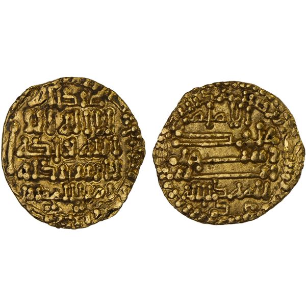 FATIMID: al-Mahdi, 909-934, AV 1/4 dinar (1.04g), NM, DM, XF-AU