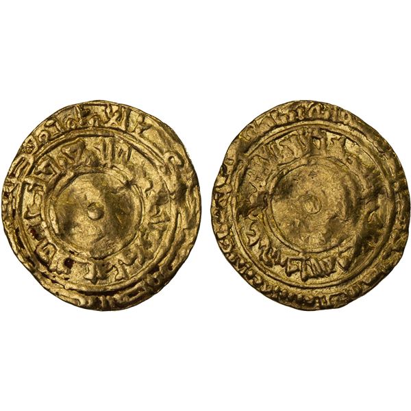 FATIMID: al-Mu'izz, 953-975, AV 1/4 dinar (1.05g), Siqilliya (Sicily), AH352, VG-F