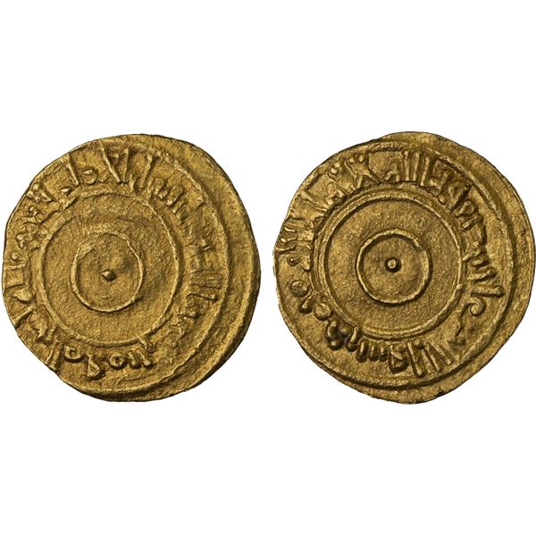 FATIMID: al-'Aziz, 975-996, AV 1/4 dinar (1.07g), NM, ND, strong VF