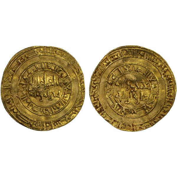 FATIMID: al-Hakim, 996-1021, AV dinar (4.05g), Misr, AH390, VF