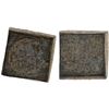 Image 1 : FATIMID: al-Hakim, 996-1021, AE square weight (5.75g), Fine