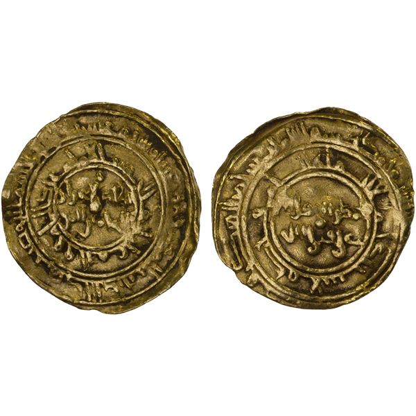 FATIMID: al-Zahir, 1021-1036, AV dinar (4.12g), al-Mansuriya, AH420, VF