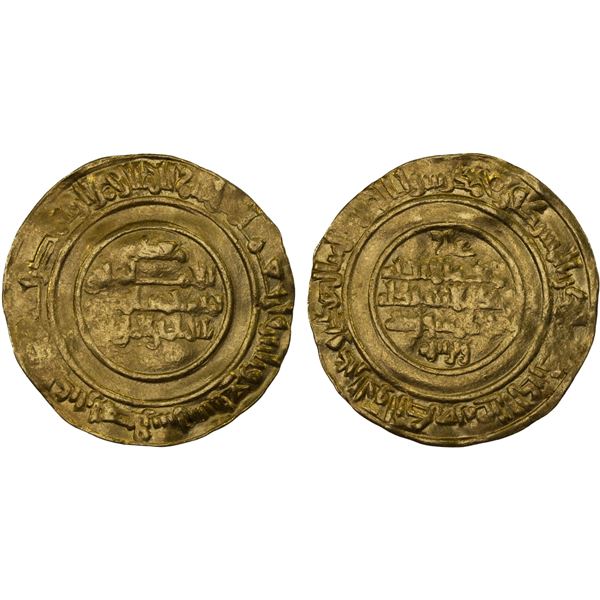 FATIMID: al-Mustansir, 1036-1094, AV dinar (2.53g), Sur, AH437, Fine