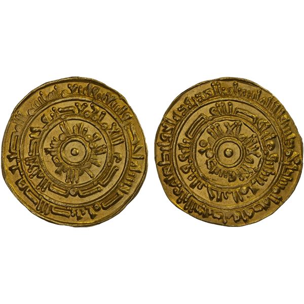FATIMID: al-Mustansir, 1036-1094, AV dinar (4.24g), Misr, AH441, lustrous Unc