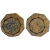Image 1 : FATIMID: Anonymous, ca. 950-1100, AE polyhedral weight (29.15g), VF